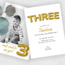 Search for turning 3 invitations 3rd