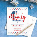 Search for modern 4th of july invitations Patriotic