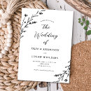 Search for lovely invitations Black and white
