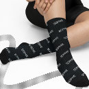 Search for name socks Black and white