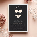 Search for pink and gold lingerie party invitations Chic