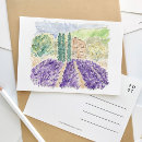 Search for lavender watercolor postcards Provence