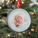 Search for light blue christmas tree decorations Baby boy
