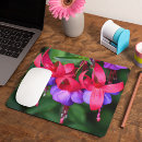 Search for fuchsia flower mousepads Botanical