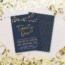 Search for blue 21st birthday invitations Twenty one birthday