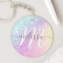 Search for rainbow colour rounded key rings For her