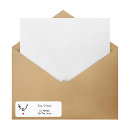 Search for funny christmas return address labels Reindeer