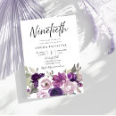 Search for purple 90th birthday invitations Party