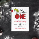 Search for the grinch birthday invitations He's a mean one