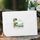 Search for watercolor tree wedding stickers Evergreen trees