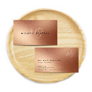 Search for rose gold foil business cards Consultant