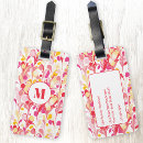 Search for pink luggage tags Pattern