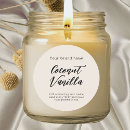 Search for round candle stickers Small business