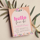 Search for four birthday invitations Pink