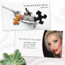 Search for puzzle pieces business cards Therapist