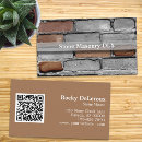 Search for masonry business cards Craft