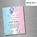 Search for blue baby girl shower invitations Pink and blue