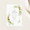Search for sunflower frame invitations Greenery