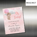Search for bear baby girl shower invitations Cute