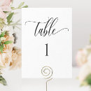 Search for black 14 table cards Minimalist