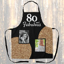 Search for 80 birthday aprons For her