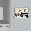 Search for abstract dolphin art White