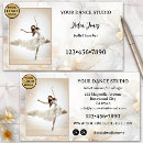 Search for dance studio business cards Ballerina
