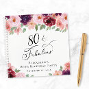 Search for 80th birthday guest books 80 and fabulous