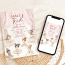 Search for ballet cards invites Little girl
