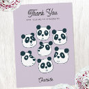 Search for panda thank you cards Gender neutral boy girl