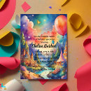 Search for fantasy landscape invitations Watercolor