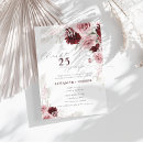 Search for fortieth anniversary invitations Botanical