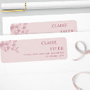 Search for burgandy return address labels Pink