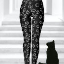Search for cat paw print leggings Black