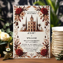 Search for rustic spanish wedding invitations Burgundy