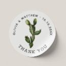 Search for cactus wedding stickers Thank you