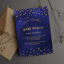 Search for hearts birthday invitations Gold