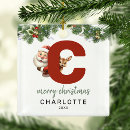 Search for letter c christmas tree decorations Keepsake