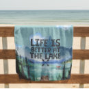 Search for lake beach towels Watercolor