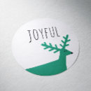 Search for be joyful round stickers Winter