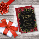Search for pretty christmas invitations Gold