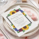 Search for sunflower hens party invitations Floral