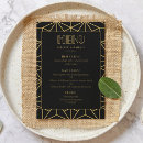 Search for great gatsby wedding menus Geometric