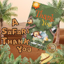Search for safari animals thank you cards Baby shower