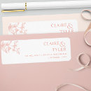 Search for white rose return address labels Elegant