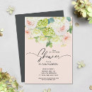 Search for blush pink floral bridal shower invitations Elegant modern floral