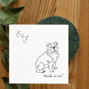 Search for bulldog napkins Cocktail