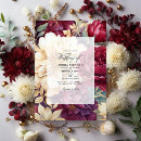 Search for burgundy and ivory wedding invitations Floral