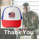 Search for american flags hats Military