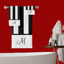Search for black and white bath towels Elegant black interiors